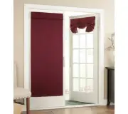 ECLIPSE French Door Curtain - Tricia 26" x 68" Tie Up Light Filtering Single