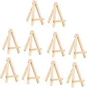 Operitacx 10pcs Mini Wooden Display Easels Wood Easel Stand for Phone Photo Frame and Art Painting Lightweight Smooth Edge for Art Parties