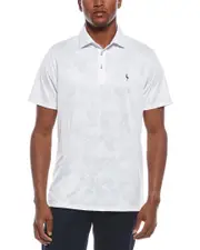 TailorByrd Honeycomb Jacquard Textured Performance Polo Shirt