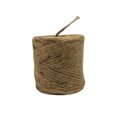 Natural Jute Rope Spool Macrame Craft Thread Real Twine Cord Jewelry String Roll