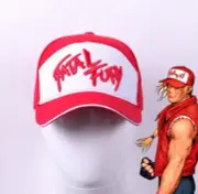 KOF Terry Bogard Baseball Cap Game Cosplay Fatal Fury Adjustable Outdoors Sports