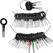 Terminal Removal Tool Kit for Car, 39 Pieces Wire Connector Pin Release Key Extractor Tools Set for Most Connector Terminal