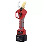 Electric Pruning Shears 21V Cordless Secateur Branch Scissor Pruner + 2 Battery