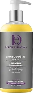 Design Essentials Honey Creme Moisture Retention Super Detangling Conditioning Shampoo, Sulfate Free for Moisturizing and Strengthening Hair, 32 Fl Oz (Pack of 1)
