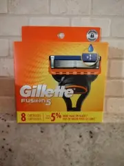 Gillette Fusion 5 Razor Blade refills New sealed Packs of 8 Fusion5 Cartridges