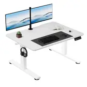 80cm Low Type Electric Standing Desk Adjustable Elevating Desk White