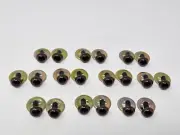10 pair VTG Zims Brown Koala Bear Eyes 12mm Plastic Safety Amigurumi Craft Doll
