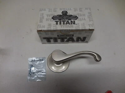 NEW Kwikset Titan Brushed Satin Nickel Commonwealth Dummy Door Handle Right Hand