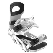 Bent Metal Metta Women's Snowboard Bindings, White, Medium/Large MY25