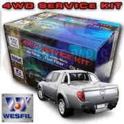 Wesfil Air/Oil/Fuel Filter Service Kit For Mitsubishi Triton 3 2L TD ML Series 4