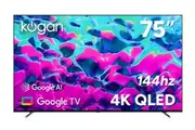 Kogan 75" QLED 4K 144Hz Smart AI Google TV