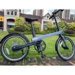小米米家騎記電動助力自行車 黑色非折疊20寸內置鋰電腳踏 电动车 智能电助力