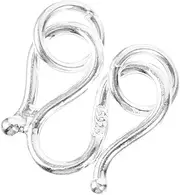 Hohopeti Silver Bracelet Necklace Necklace DIY Clasps Elegant Jewelry Fastener Hook 925 Silver Jewelry Connector