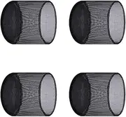 4pcs, Aquatic Breathable Pond Basket Nursery Bags, Breathable Sturdy and for Vegetables Fruits Seedlings Potatoes, Black, Circular mesh*4Pcs