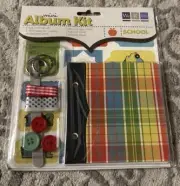 We R Memory Keepers Mini Album Kit SCHOOL 4" x 4" Ring Bound
