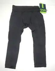 NWT DSG Compression Tight Boys Black 3/4 Length Base Layer Mesh Pants XXS 4-5