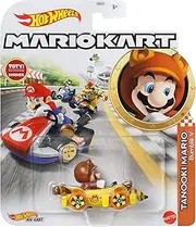 Hot Wheels Die Cast Mario Kart Tanooki Mario Bumble V