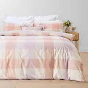 Millie Reversible Cotton Rich Quilt Cover Set - King Bed