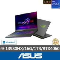 在飛比找momo購物網優惠-【ASUS 華碩】18吋i9 RTX4060電競筆電(G81