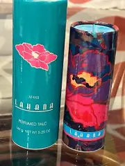 New Old Stock Avon Lot of 2 Lahana Body Perfumed Talc Powder 3.5 & 5.25 oz