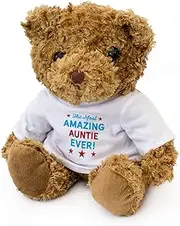 The Most Amazing Auntie Ever - Teddy Bear - Cute Soft Cuddly - Gift Present