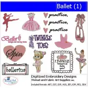 20+ Embroidery Design Sets Hobby & Activities ~10+ Per Set -9 Formats- USB Stick