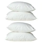 2x 2pc Royal Comfort Goose Cotton Bedding Pillow 1000GSM 50x75cm - White