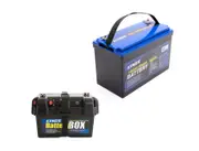 Adventure Kings 120Ah Lithium LiFePO4 Battery Prismatic Cells + Battery Box 4WD Caravan Car UTE