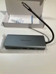 UDS012 USB C Laptop Docking Station Dual Monitor 9-in-1 Adapter Hub