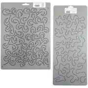 Quilting Stencils Paisley and Stipple Background Stencil Quilt Patterns Template