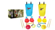 B4 ADVENTURE 4FUN WACKY RACE SET - YELLOW/RED/BLUE/PURPLE