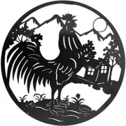Big Rooster Wall Art 40x40cm