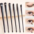 Natural Eye Makeup Brushes Set Eyeshadow Brush Eyebrow Contour Eyeliner Brush _j