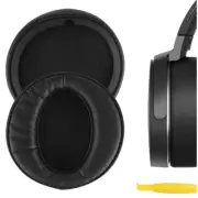 Geekria Protein Leather Ear Pads for SONY MDR-XB950BT Headphones (Black)