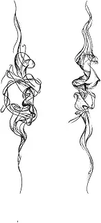 Cool Tattoos,Fantasy Pattern HC-BB-926,Tattoo Stickers,Real Tattoo Look,Lasts 1-2 Weeks,Resilience,Water-Resistant,18 x 11 cm