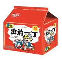 在飛比找momo購物網優惠-【NISSIN 日清】出前一丁麻油味速食麵100gX5入(泡