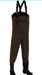 Men's Hodgman Overalls Caster Neoprene Cleated Boot Foot Chest Waders Size 8