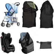XMANX Infant Car Seat Travel Bag,Gate Check Bag for Car Seats,Baby Stroller Water Resistant Protector Bag,Baby Car Seat Dust Cover for Convertible Safe Car Seats Bag,Baby Car Seat Bag Cover