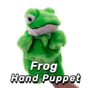 Cartoon Frog Plush Animal Hand Puppet Children Doll Kid Gloves Toy Gift Boy