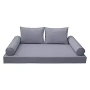 *COVER ONLY*-Style 1 Daybed Mattress Bolster Pillow Covers Piped Trim Full-AD001