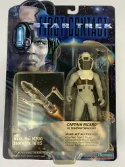 New Star Trek First Contact Captain Picard Spacesuit Figure Playmates Vintage