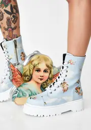 [Sugar Thrillz] Celestial Sass Combat Boots