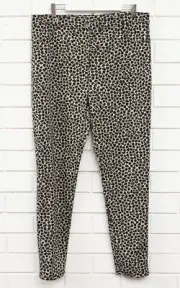 Women's BNWT Sportsgirl leopard print tapered full length pants size XL