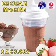 Ice Cream Maker Appliance Soft Serve Shape Portable Lightweight Homemade DIY