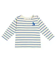 [Bonpoint] Bonpoint Baby Tourbillon cotton jersey top M 18 blue