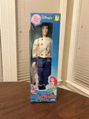 Disney's The Little Mermaid Prince Eric Wedding 1991 Tyco 12” Poseable Doll
