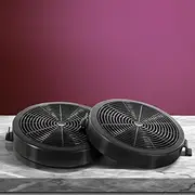11cm Range Hood Carbon Charcoal Filters Replacement X2 Kitchen Ventilation Parts