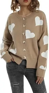 [Generic] Cardigan Sweaters for Women Casual Long Sleeve Button Open Front Lightweight Cardigan Sweater Outwear