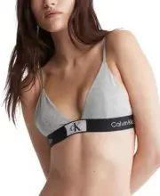 CALVIN KLEIN Women's 1996 Unlined Triangle Bralette QF7217, XL