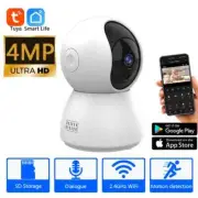 HD 4MP Smart Mini WiFi IP Camera Surveillance Automatic Tracking Indoor Wireless